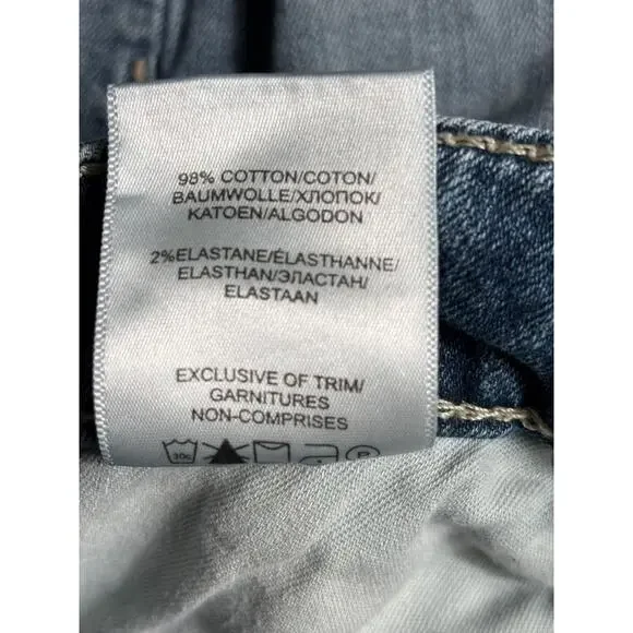 Silver Jeans Suki Capri Jeans Womens Size W26 L22.5 Blue Denim Stretch Mid Rise - Picture 5 of 8